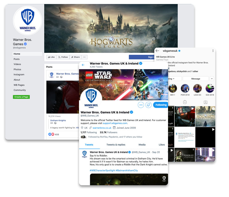 Warner Bros Account Login : Create a free WB Games Account